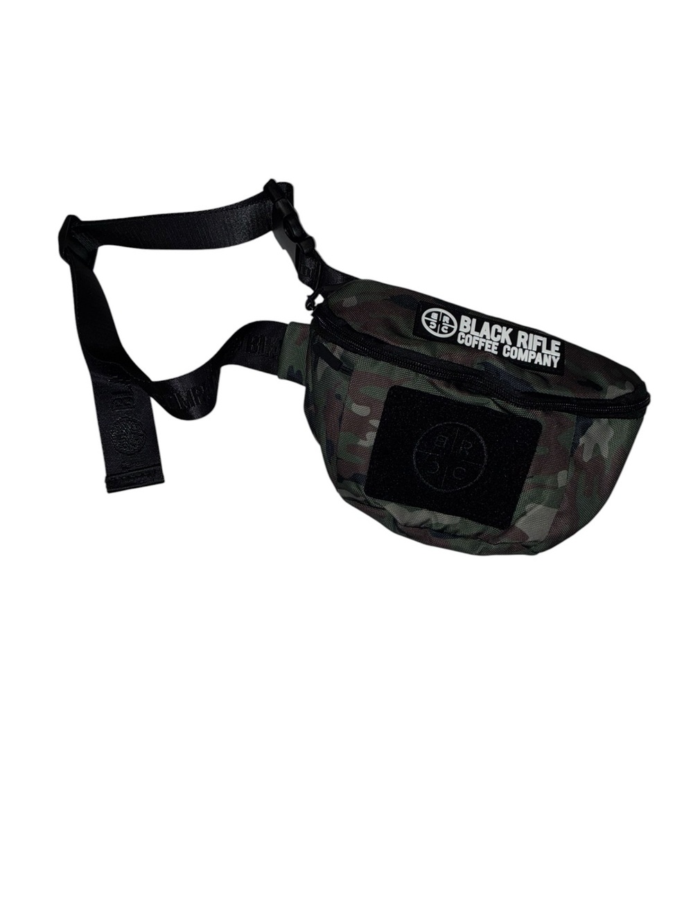 Black Rifle Coffee Company Camo Waist Pack - Men's Crossbody Belt Bag